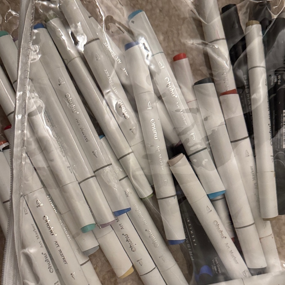 Ohuhu Dual Tip Art Markers Set - Multicolor